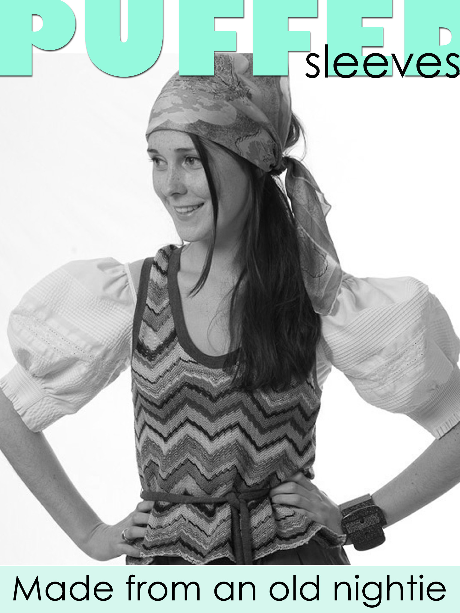 PUFFED SLEEVE TOP by Stitchles Sewing Projects