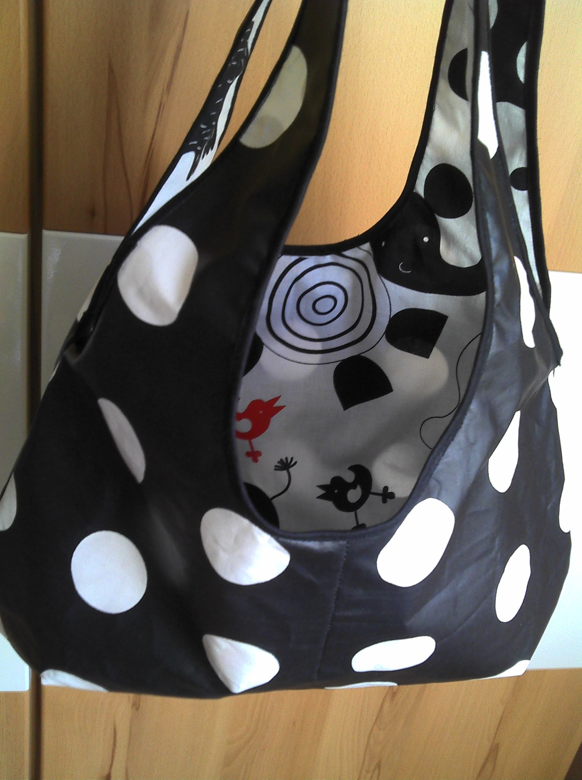 sewing a reversible bag