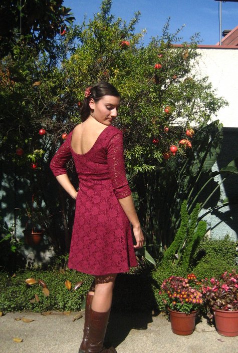 Lace Dress For Autumn – Sewing Projects | BurdaStyle.com