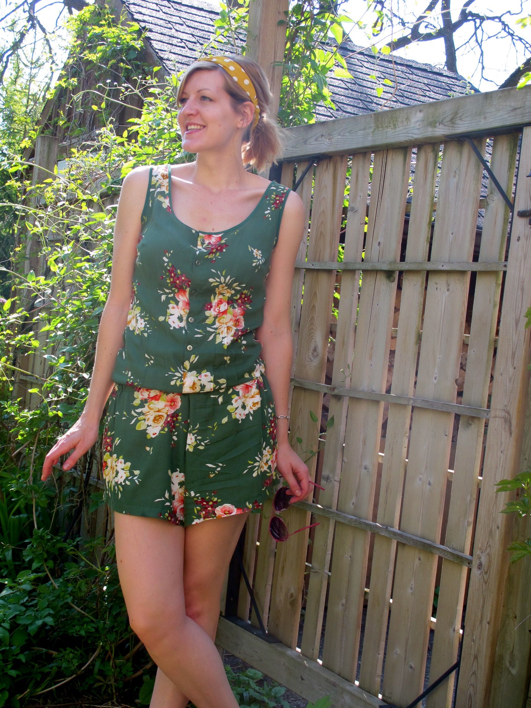 The OldFashioned Flowers Romper Sewing Projects