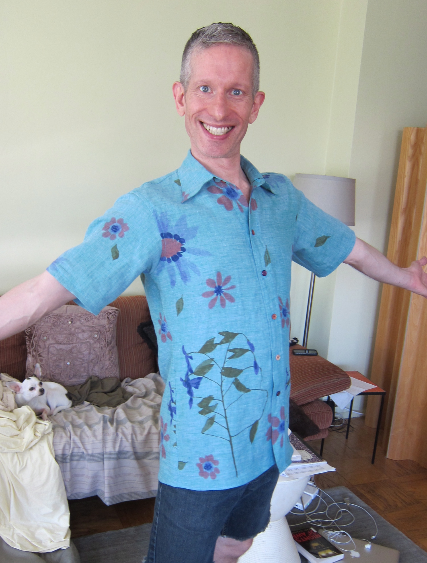 Men's Linen Shortsleeve Shirt Sewing Projects