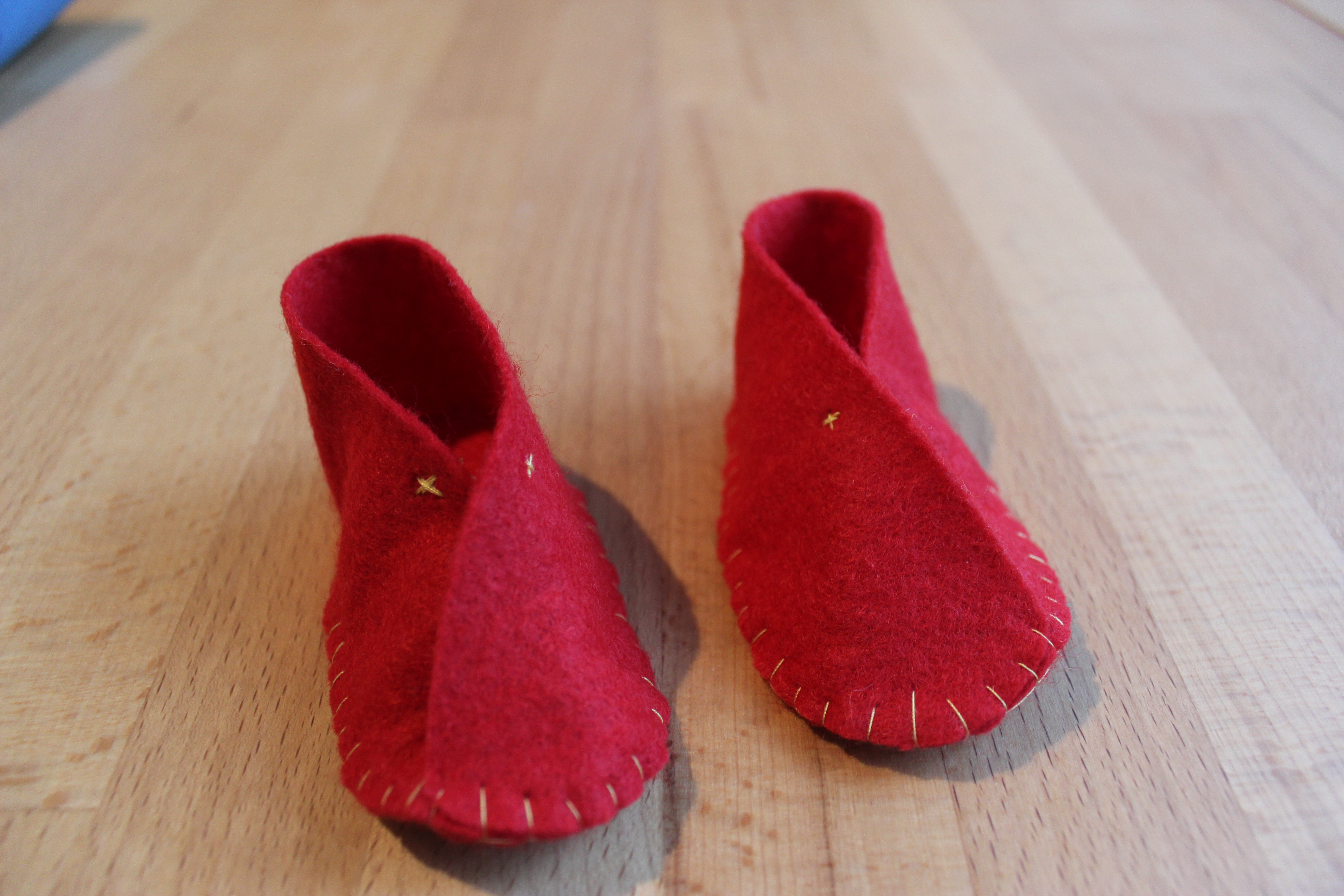Felt baby shoes Sewing Projects