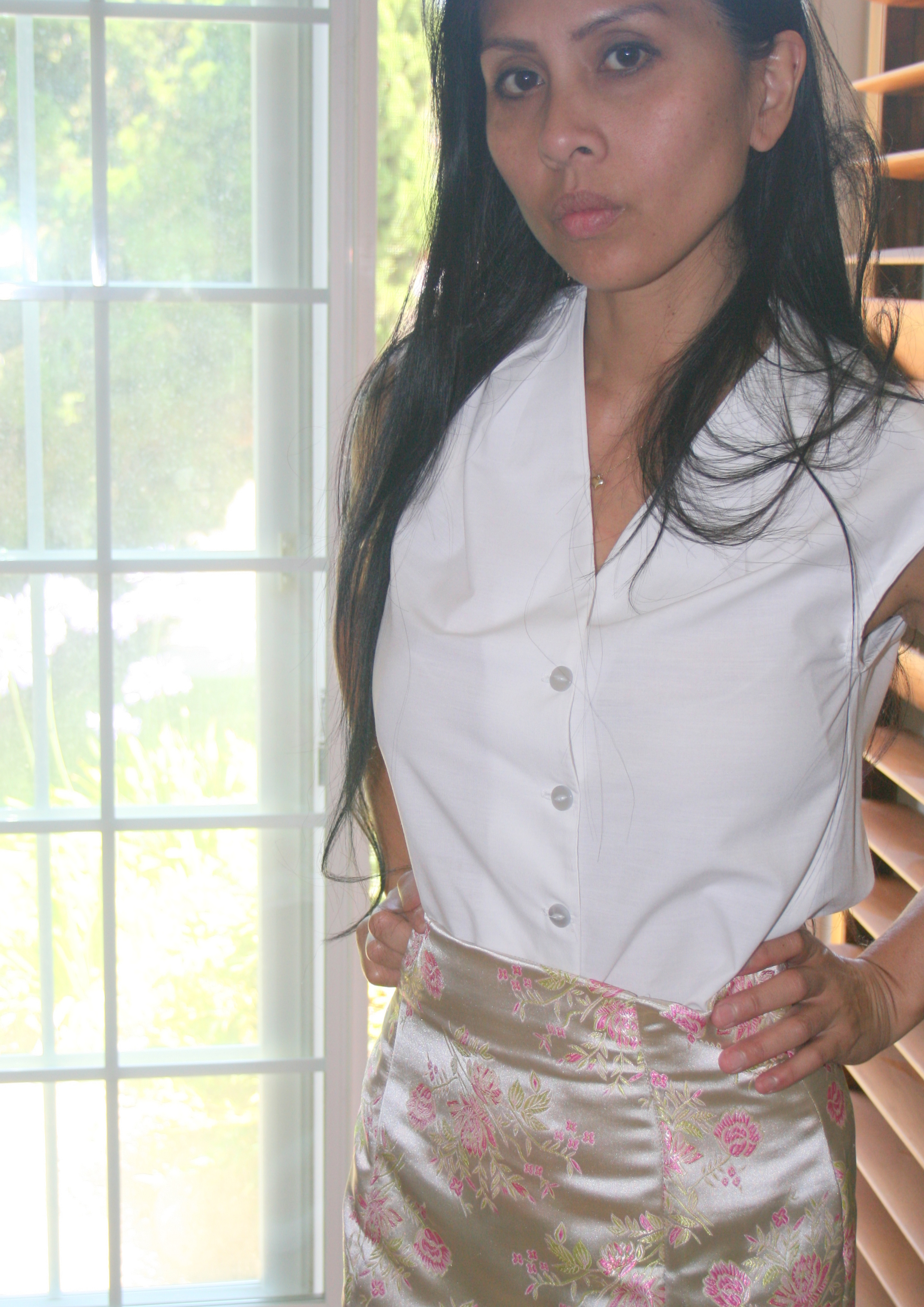 Sleeveless Pleated Blouse – Sewing Projects | BurdaStyle.com