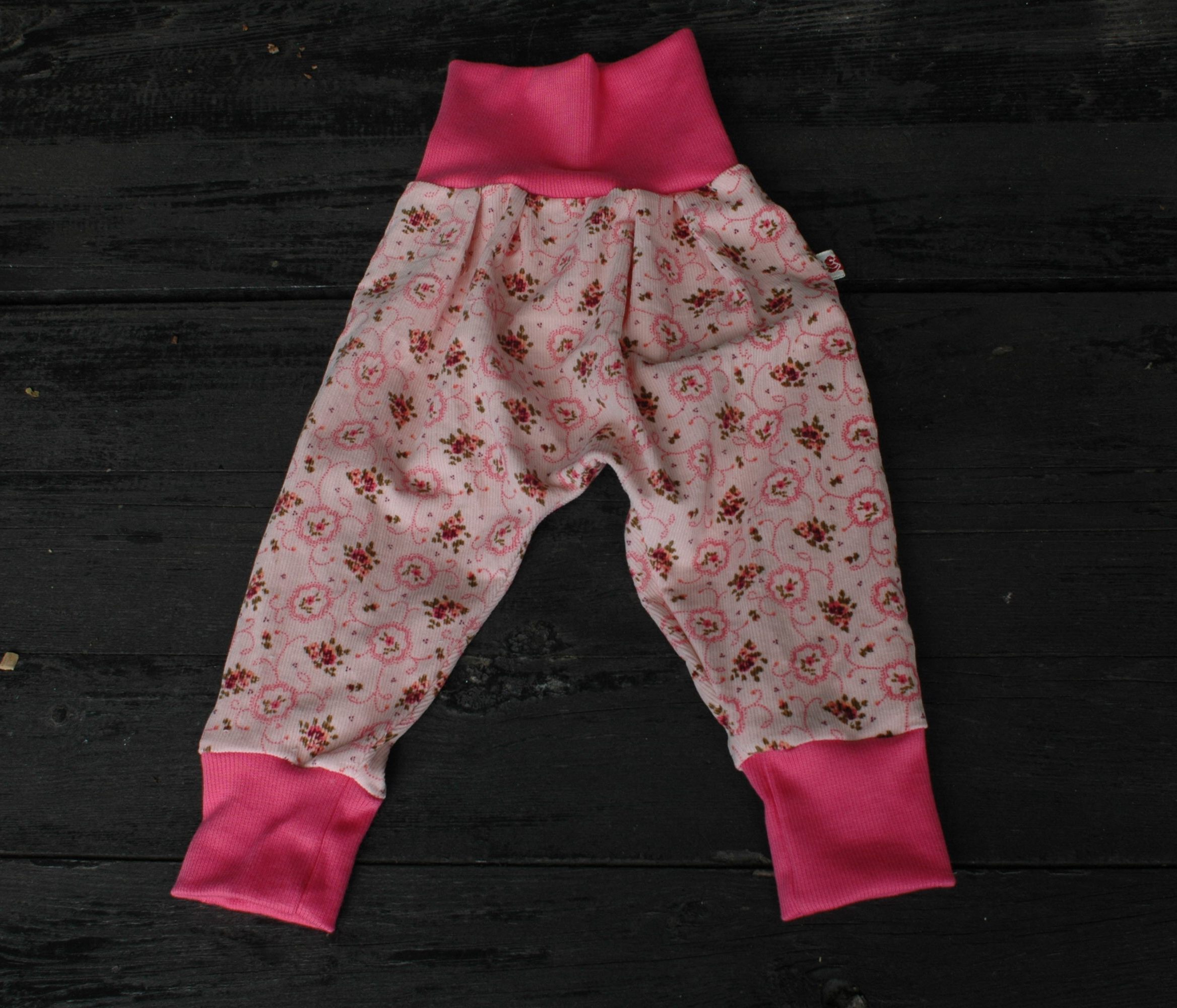 pink cord baby pants Sewing Projects