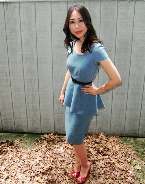 Download Denim Peplum Top + Skirt set - Sewing Projects ...