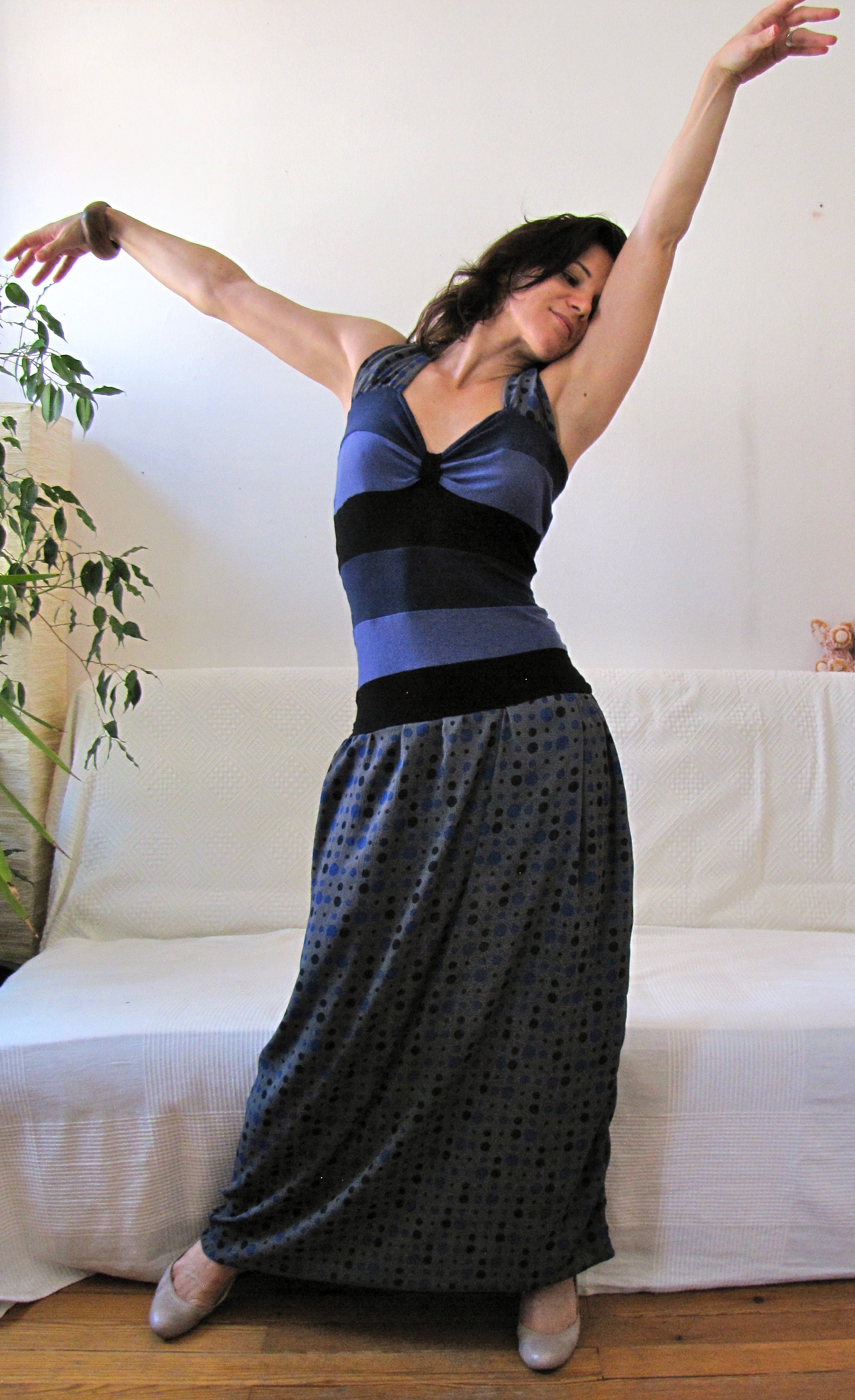 tutorial sewing dress t-shirt â€“  The BurdaStyle.com Scraps Projects Dress! Jersey Sewing