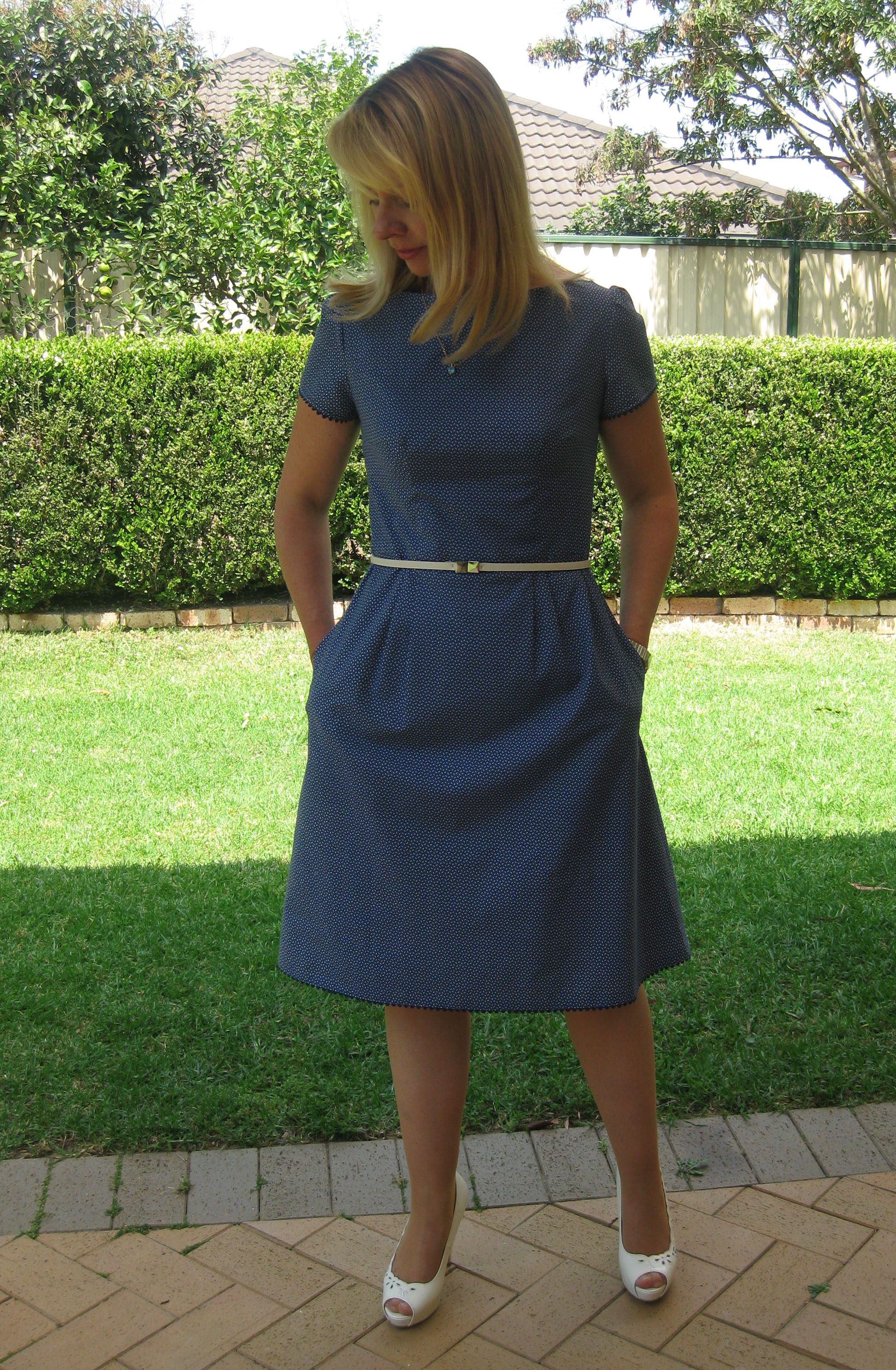 A Blue Peony Dress – Sewing Projects | BurdaStyle.com