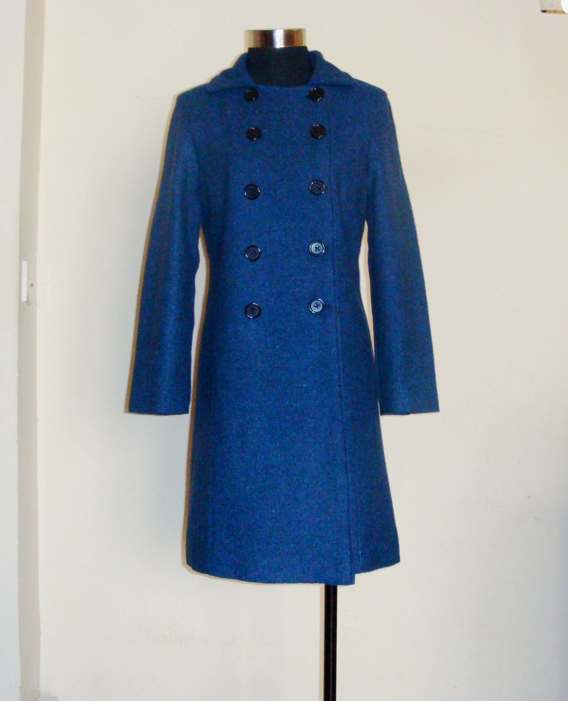 Dark Blue Tweed Wool Blend Coat – Sewing Projects | BurdaStyle.com