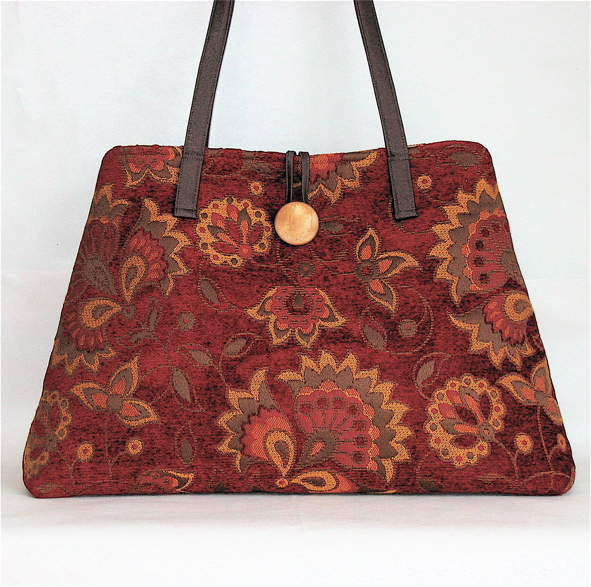 Rich Red Tapestry Tote Bag – Sewing Projects | BurdaStyle.com