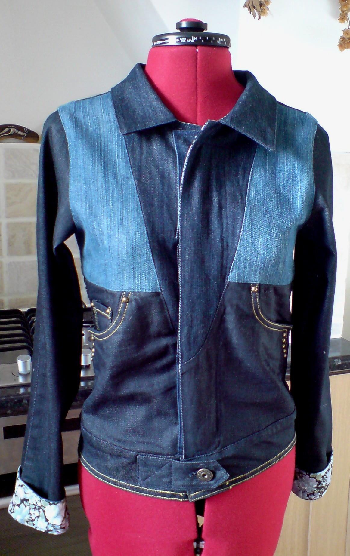 Recycled denim/jeans jacket – Sewing Projects | BurdaStyle.com