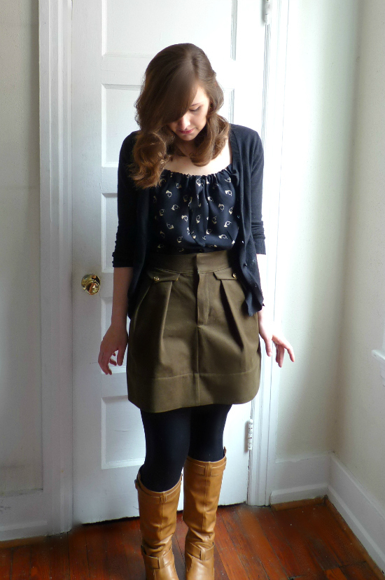 army green skirt – Sewing Projects | BurdaStyle.com