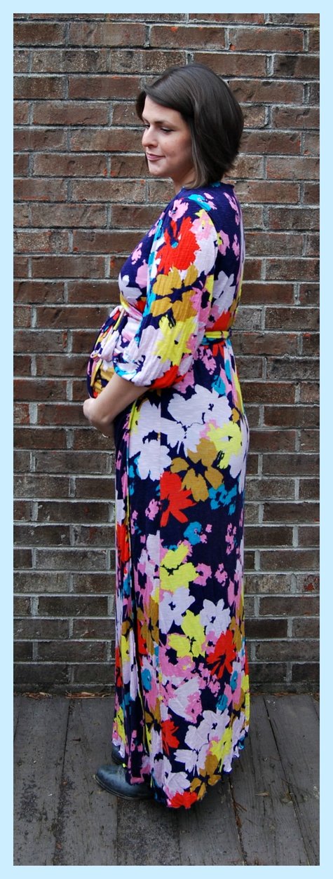 Maternity Wrap Dress – Sewing Projects | BurdaStyle.com