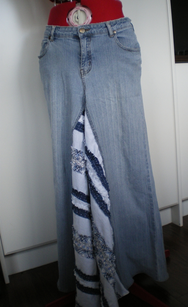 Denim Maxi - A Jeans Refashion – Sewing Projects | BurdaStyle.com