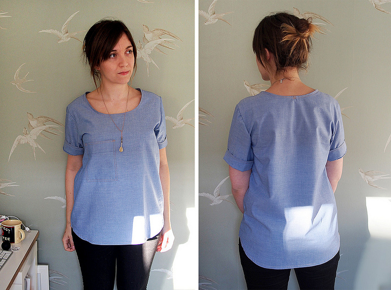 Chambray Scout tee – Sewing Projects | BurdaStyle.com