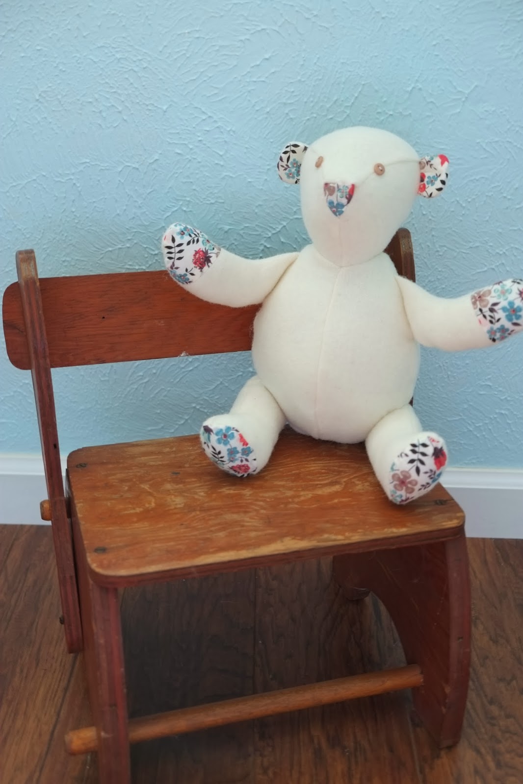 Liberty And Wool Teddy – Sewing Projects 