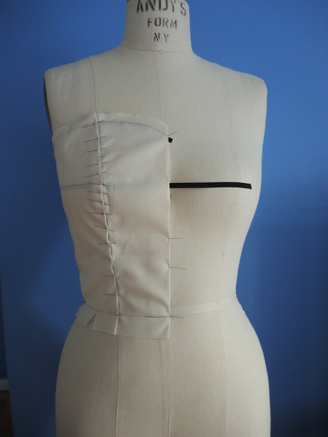 Draping Bustier Bodice – Sewing Projects | BurdaStyle.com