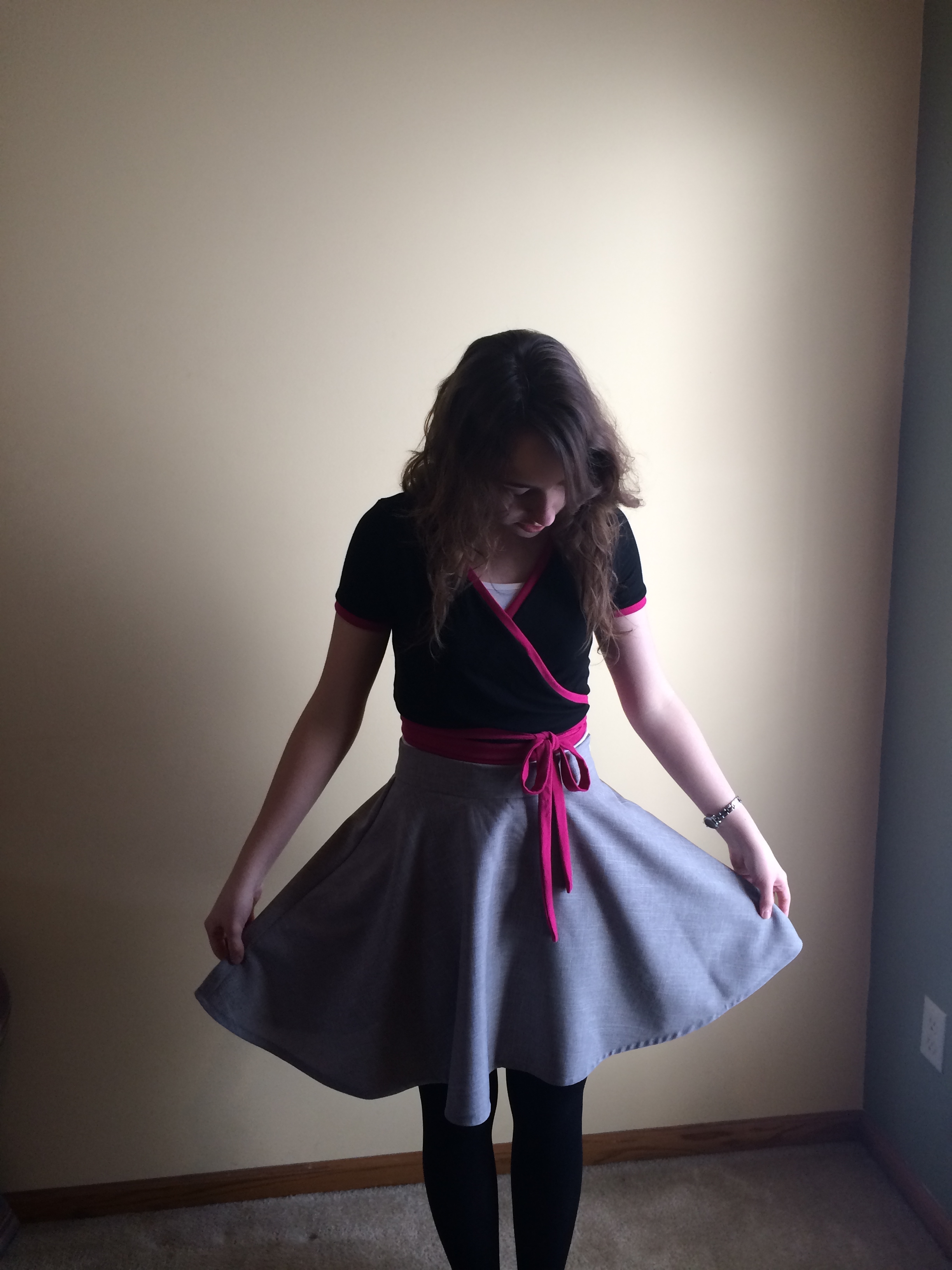 self drafted 3/4 circle skirt Sewing Projects