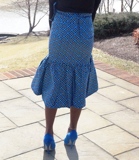 How To DIY & Style Flouncy Midi Skirt – Sewing Projects | BurdaStyle.com