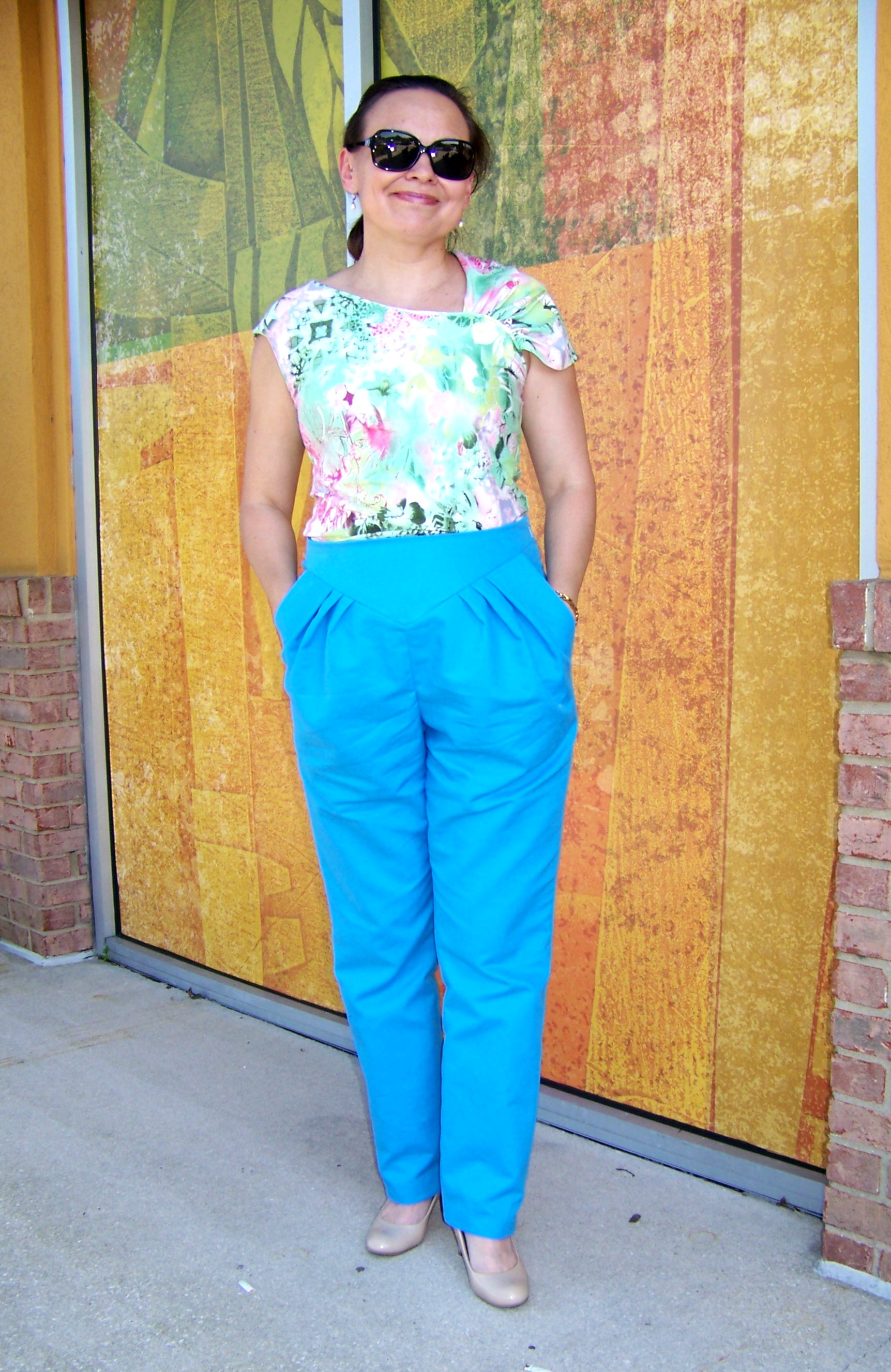 Turquoise pants – Sewing Projects | BurdaStyle.com