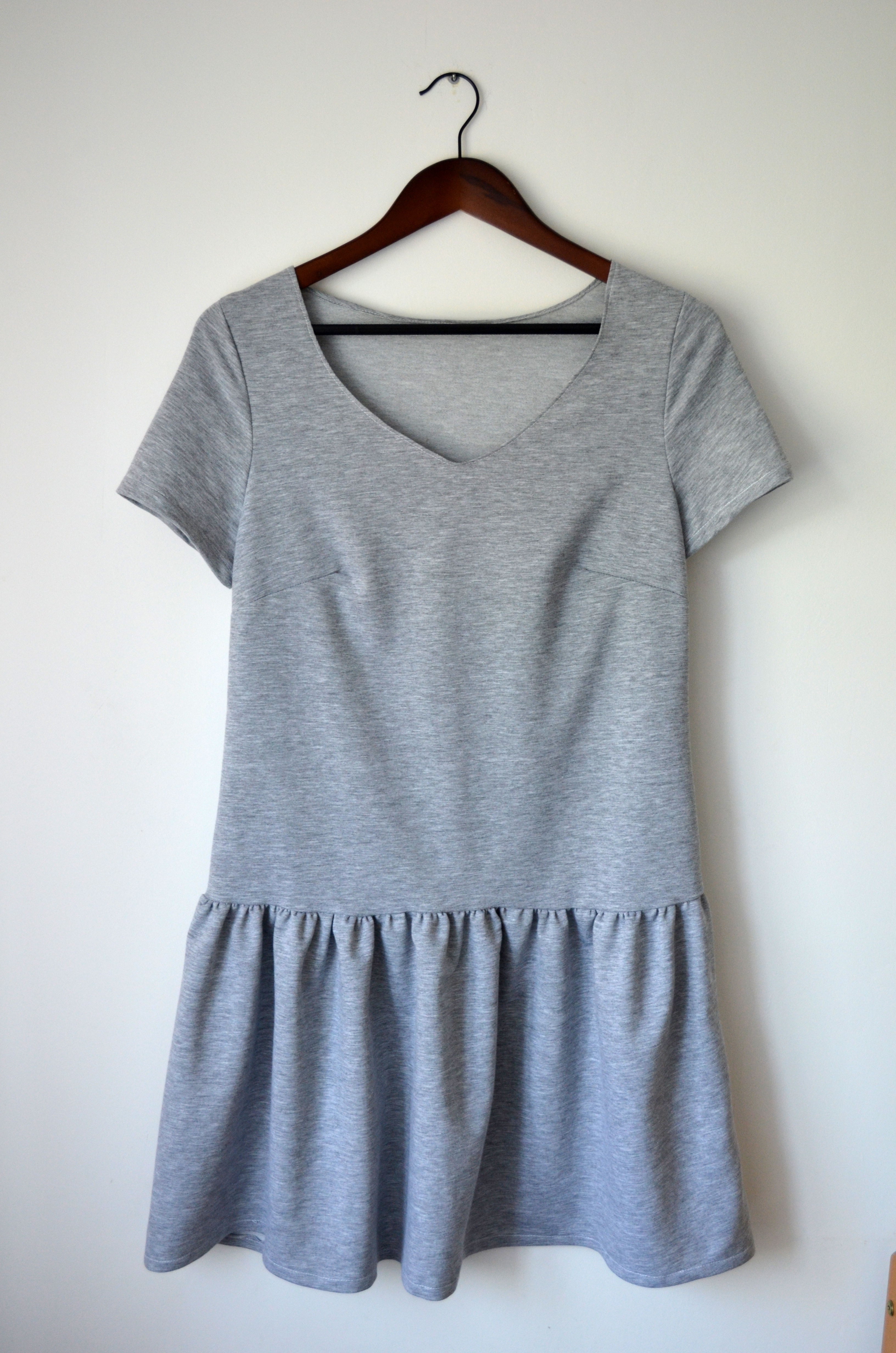 Grey low waist dress – Sewing Projects | BurdaStyle.com