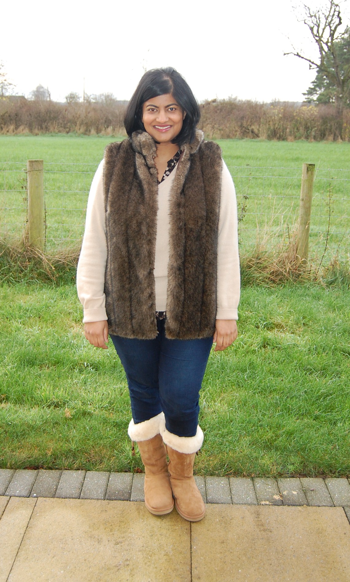 Faux Fur Gilet Vest – Sewing Projects | BurdaStyle.com