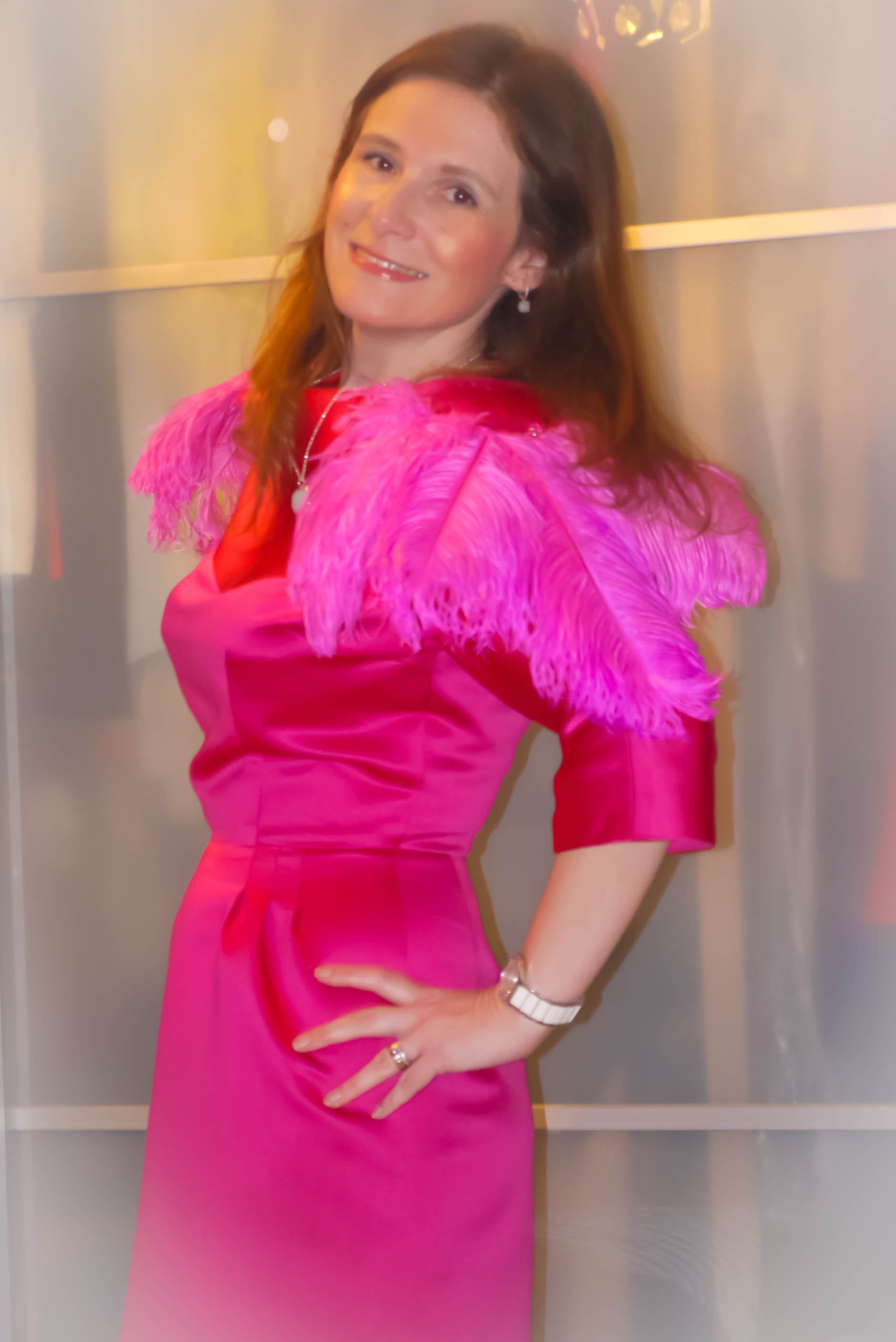 "Some like it hot" pink cocktail dress – Sewing Projects | BurdaStyle.com