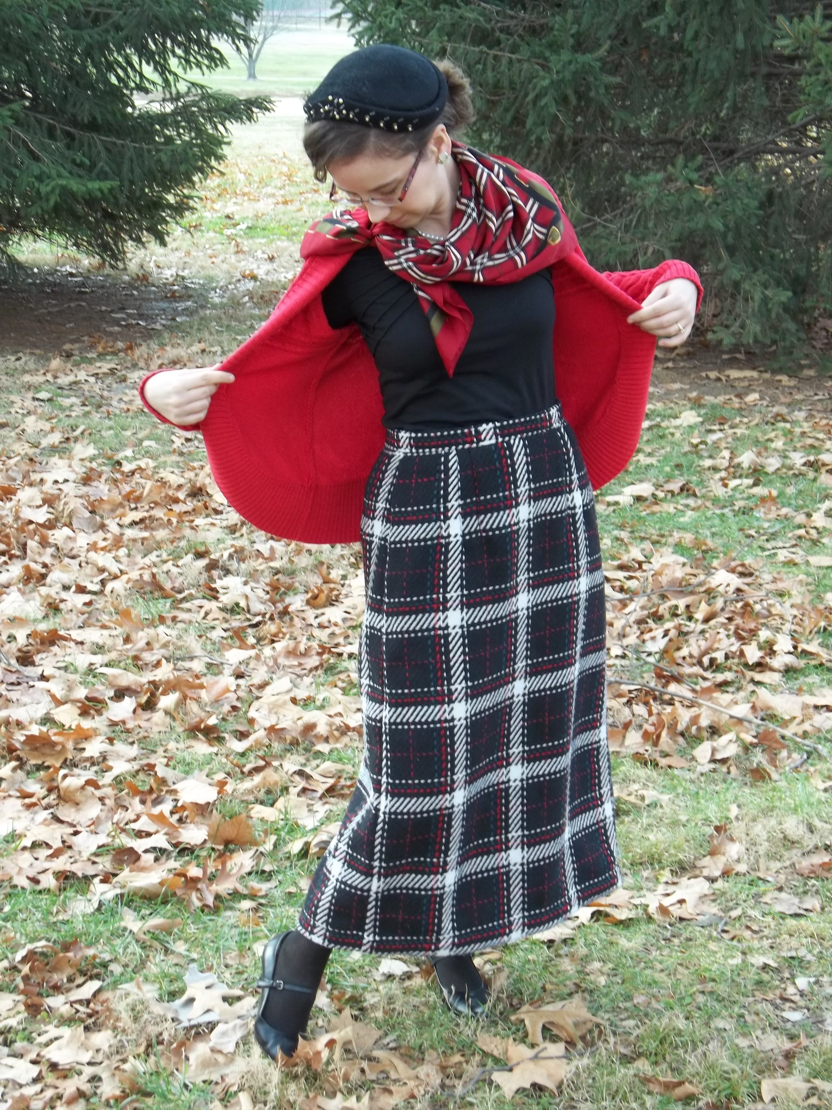 Winter Plaid "Wonderful WhizWrap" Skirt Sewing Projects