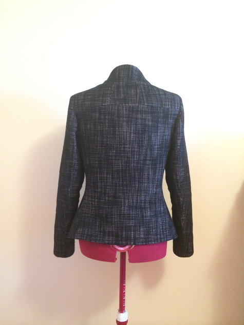 Asymmetrical Paneled Funnel-Neck Jacket – Sewing Projects | BurdaStyle.com