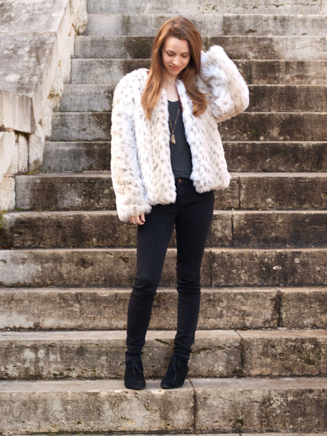 Faux Fur Jacket with free pattern – Sewing Projects | BurdaStyle.com