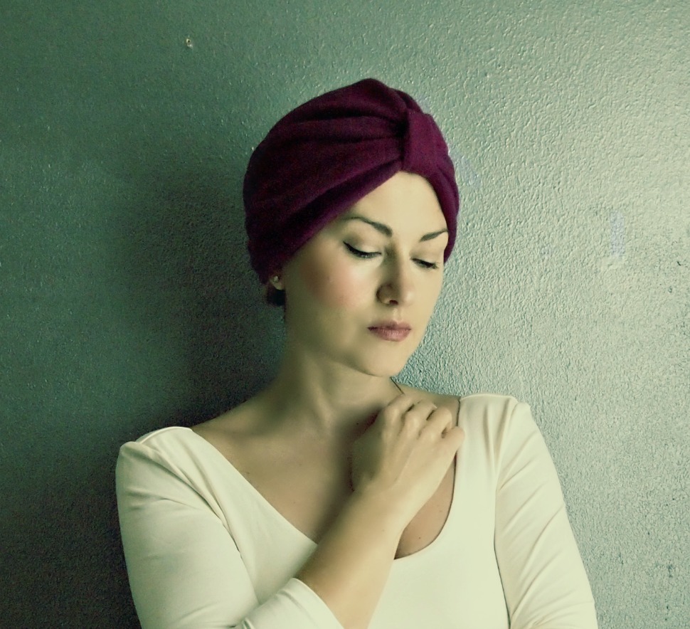 Turban Hat made with Fleece Sewing Projects