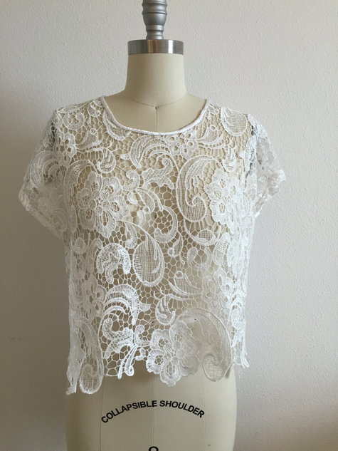DIY Lace Shell – Sewing Projects | BurdaStyle.com