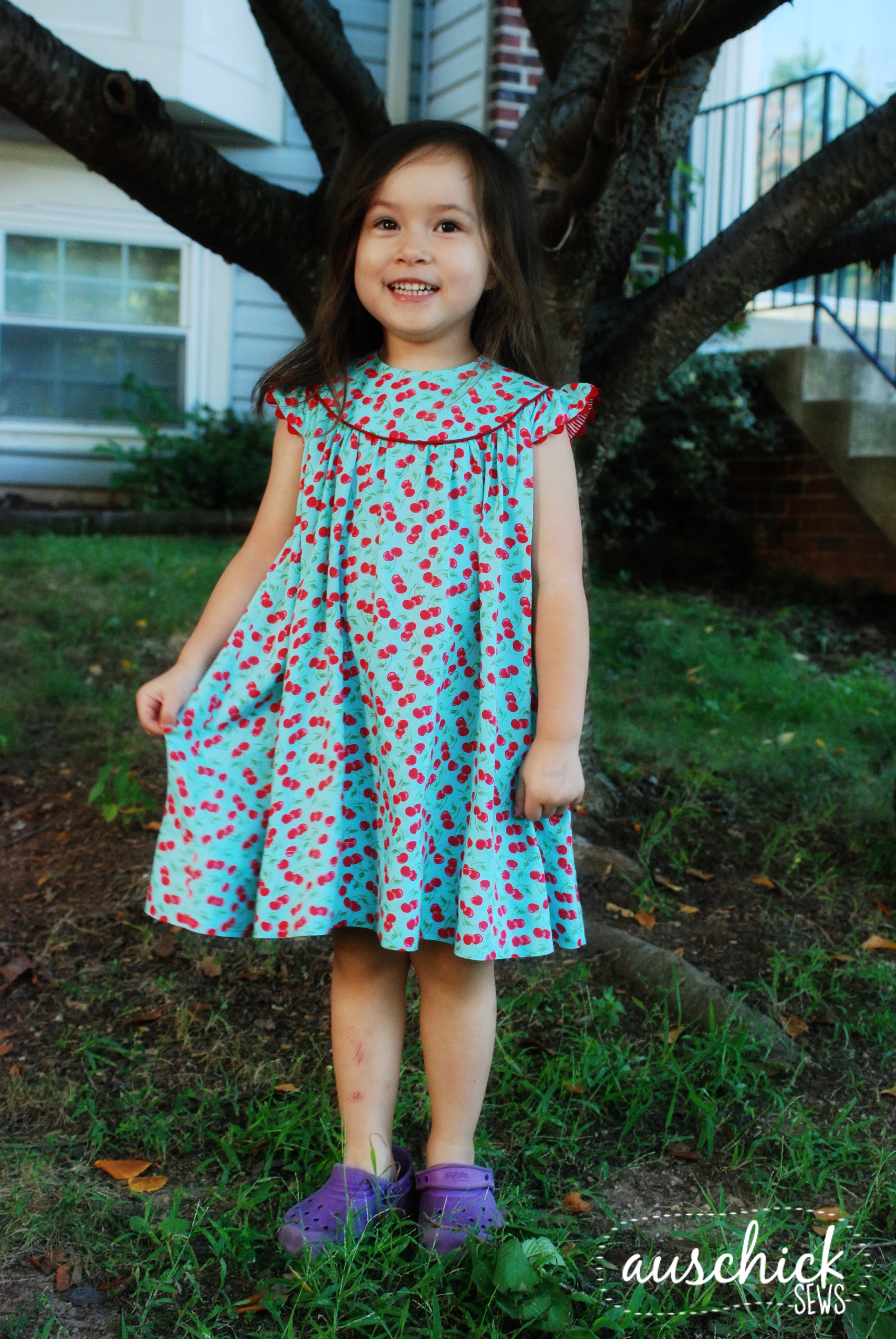 Children's Corner Mamie Dress - Cherries – Sewing Projects | BurdaStyle.com