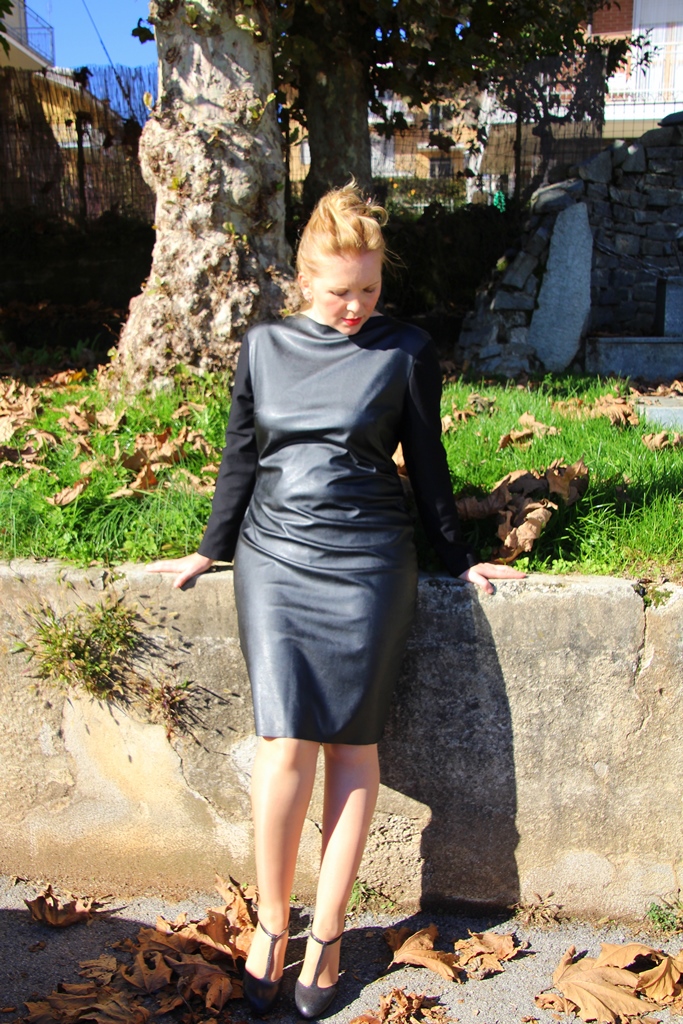 Little Black Leather Dress Sewing Projects