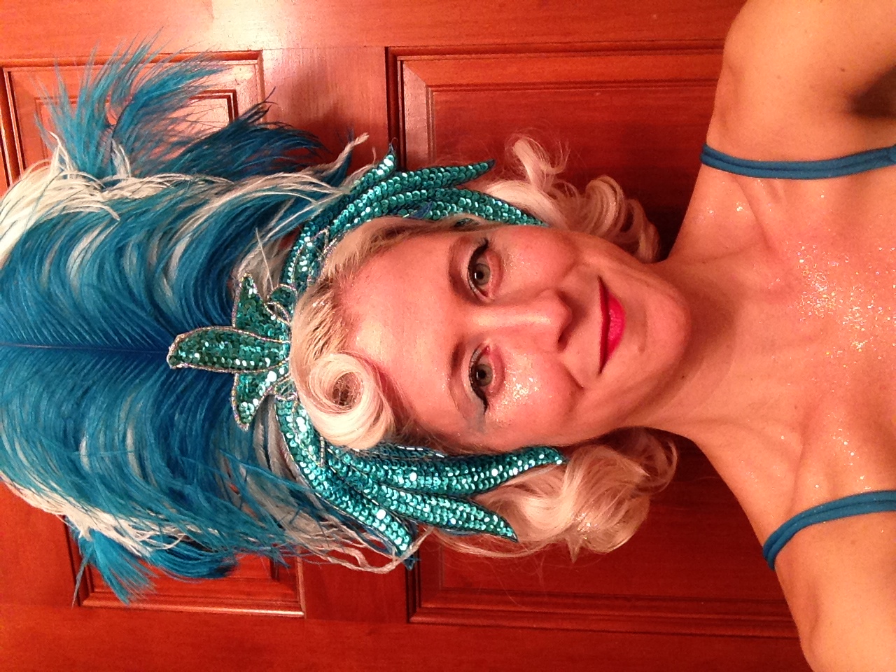 diy showgirl headpiece