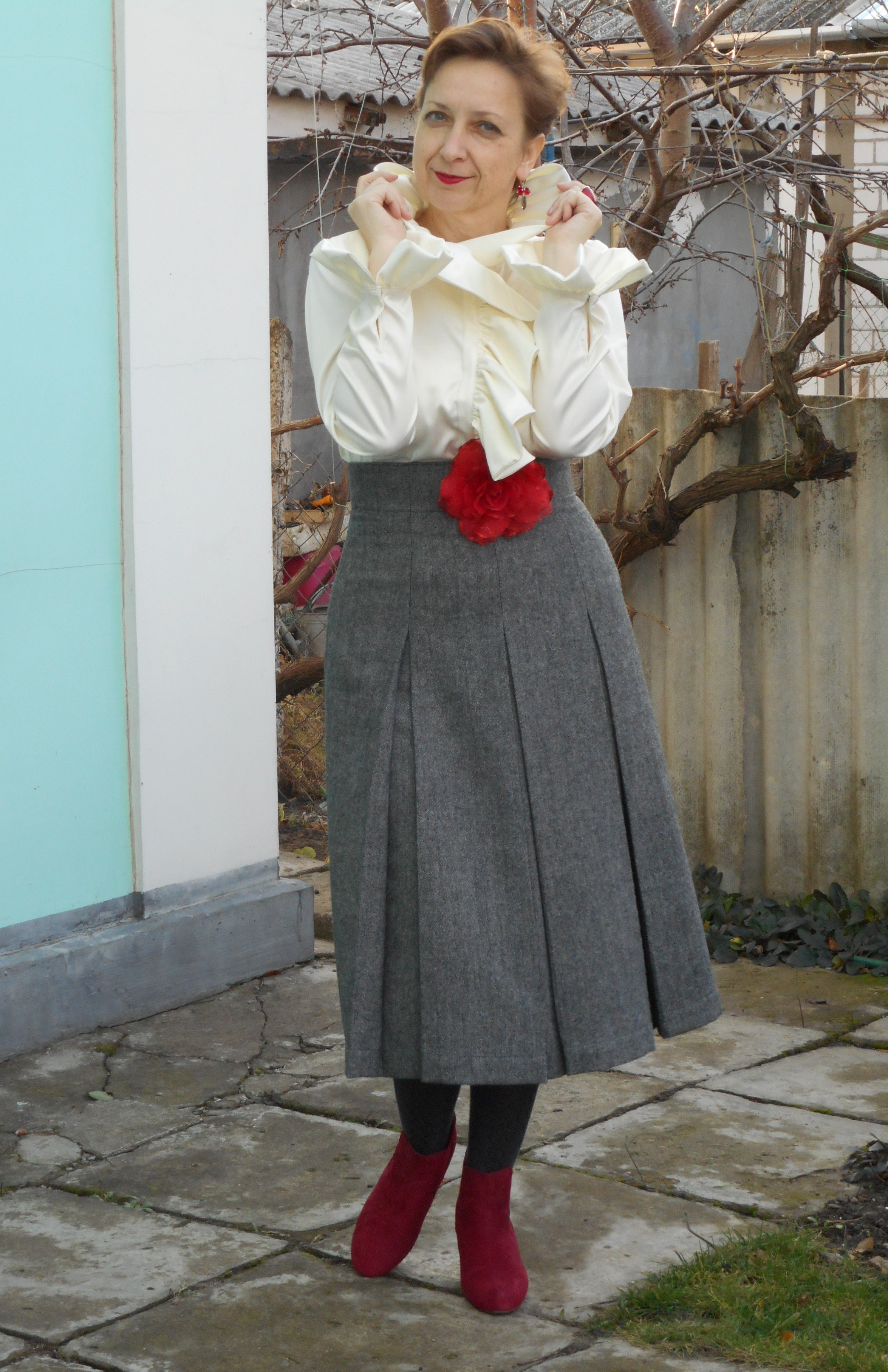 Box Pleat Skirt (Tweed Version) Sewing Projects