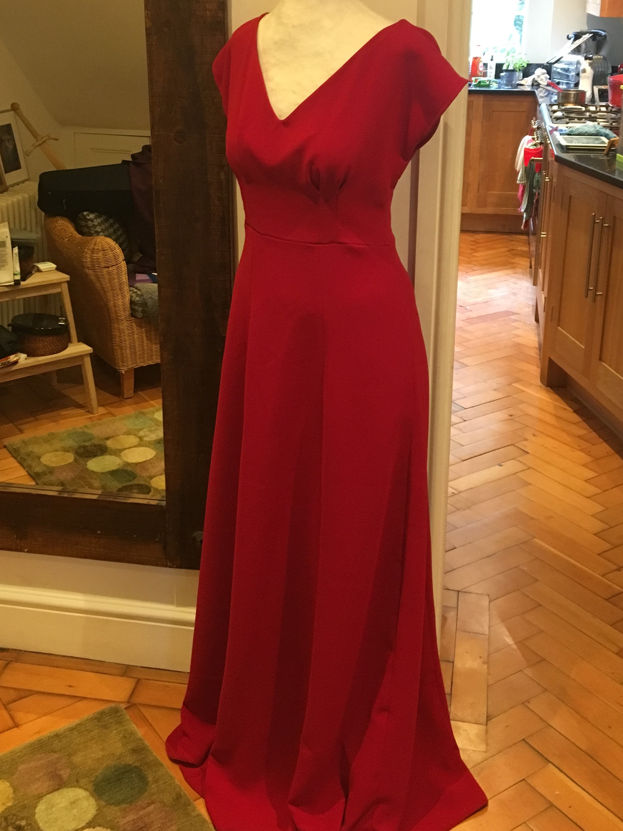 Red Anna Dress (By Hand pattern) – Sewing Projects | BurdaStyle.com
