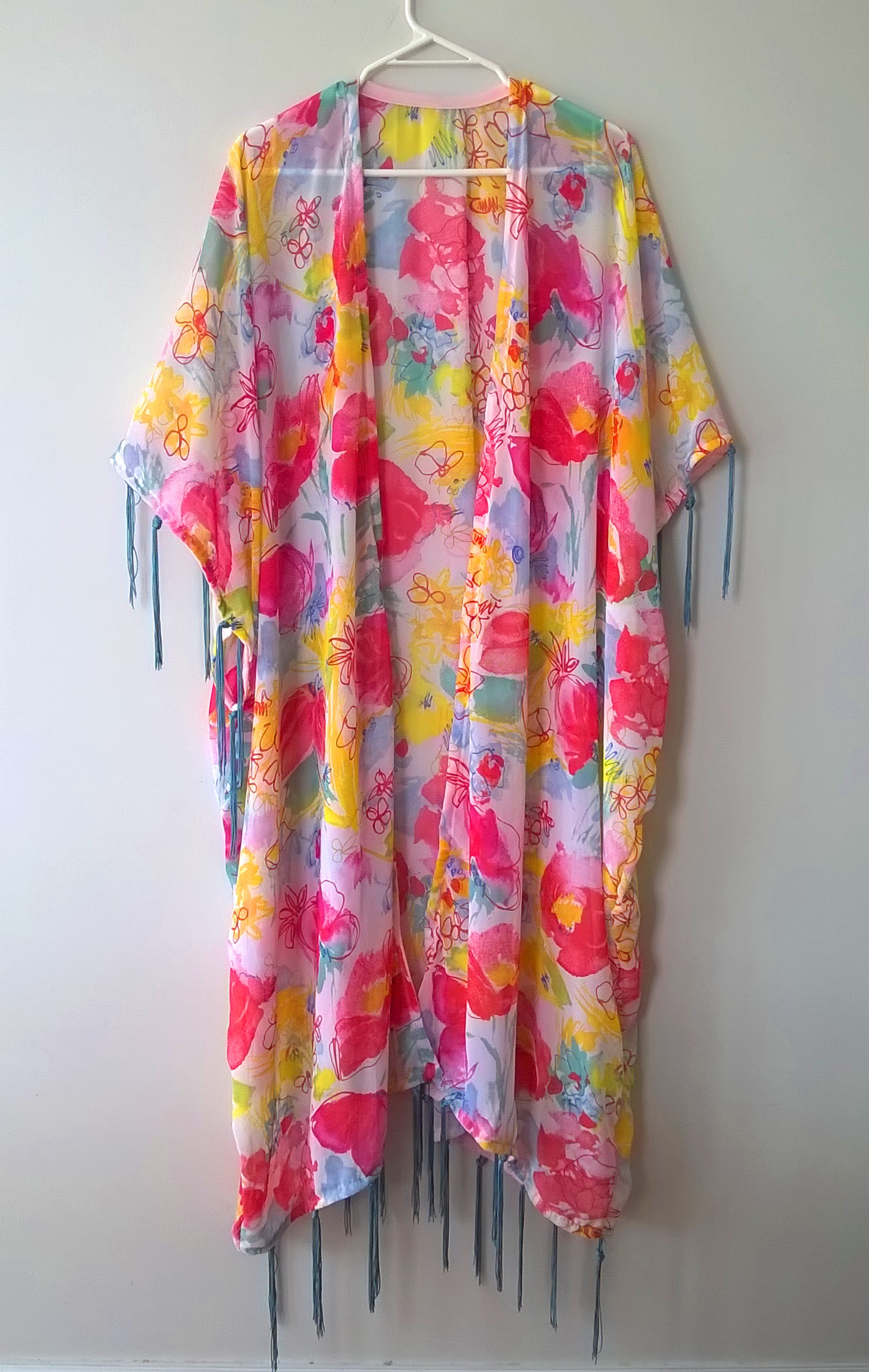 Breezy Kimono with Tassels Sewing Projects