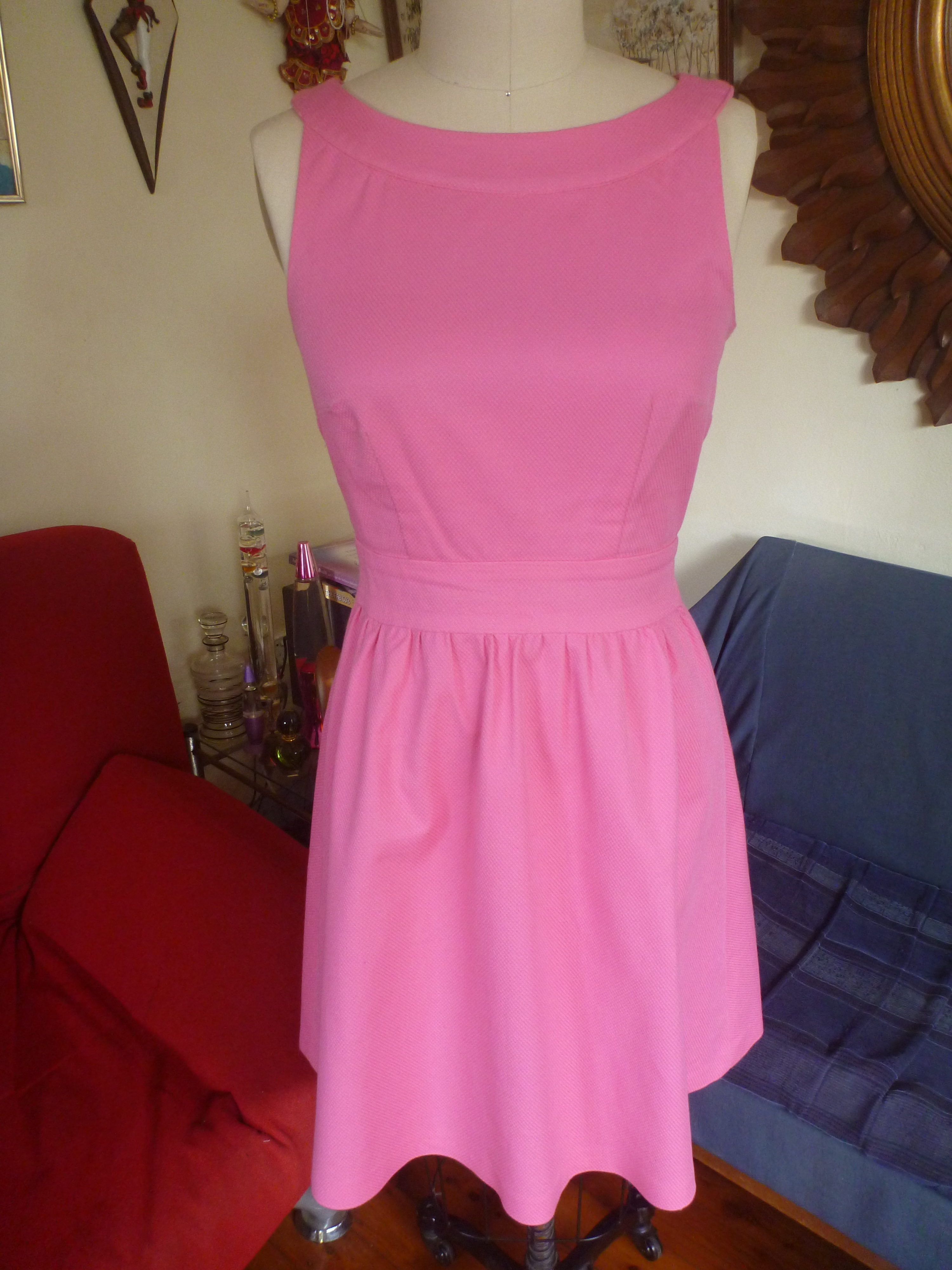 Pink Pique Dress – Sewing Projects | BurdaStyle.com