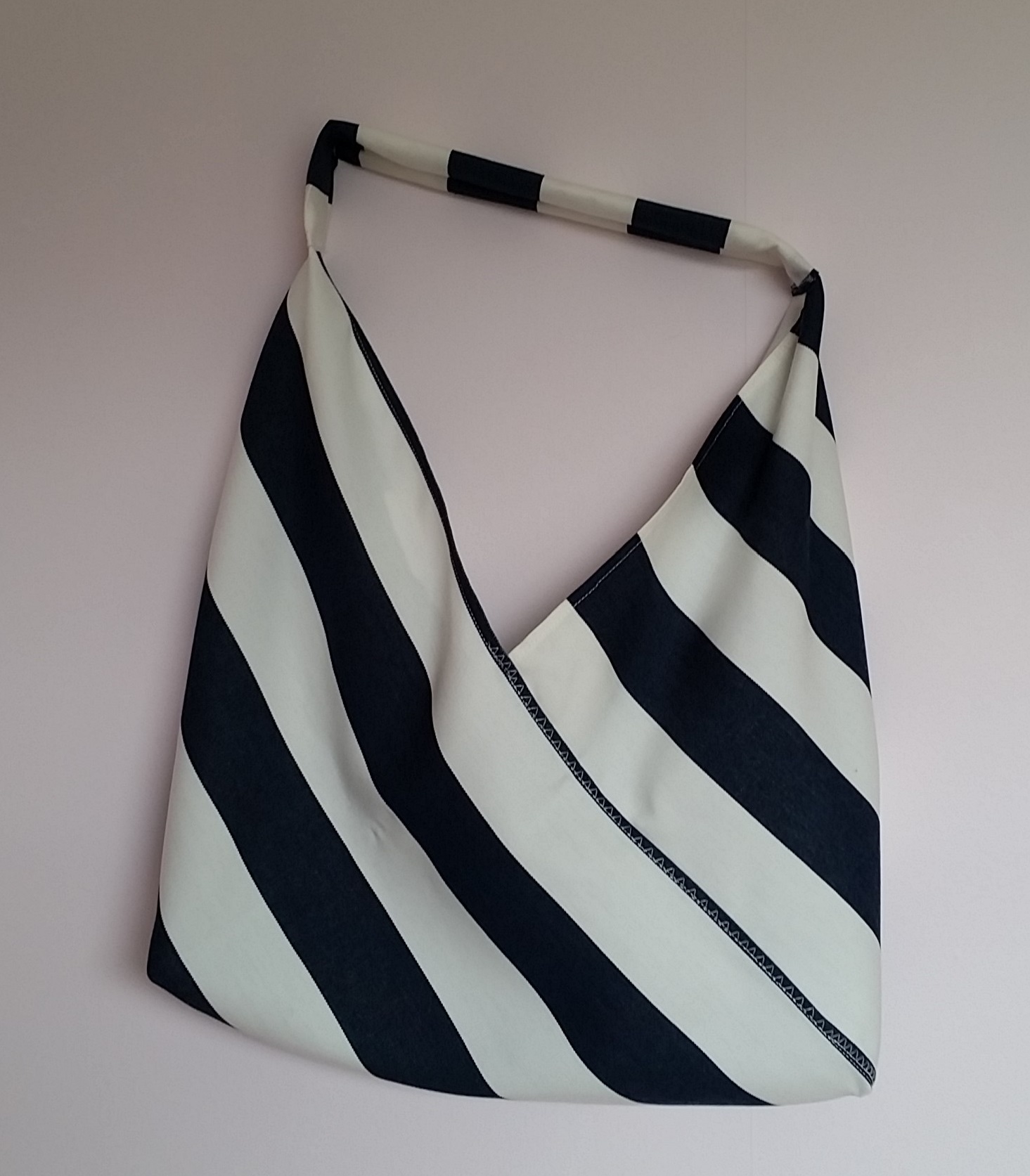 Marine origami bag – Sewing Projects | BurdaStyle.com