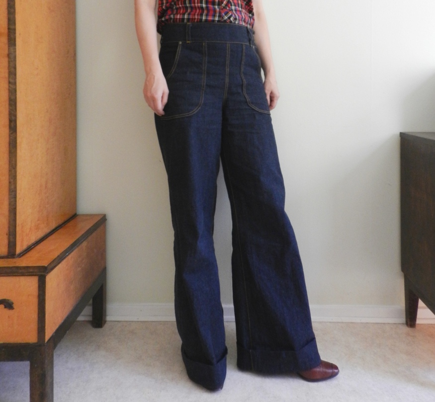 Wide leg big pocket jeans – Sewing Projects | BurdaStyle.com