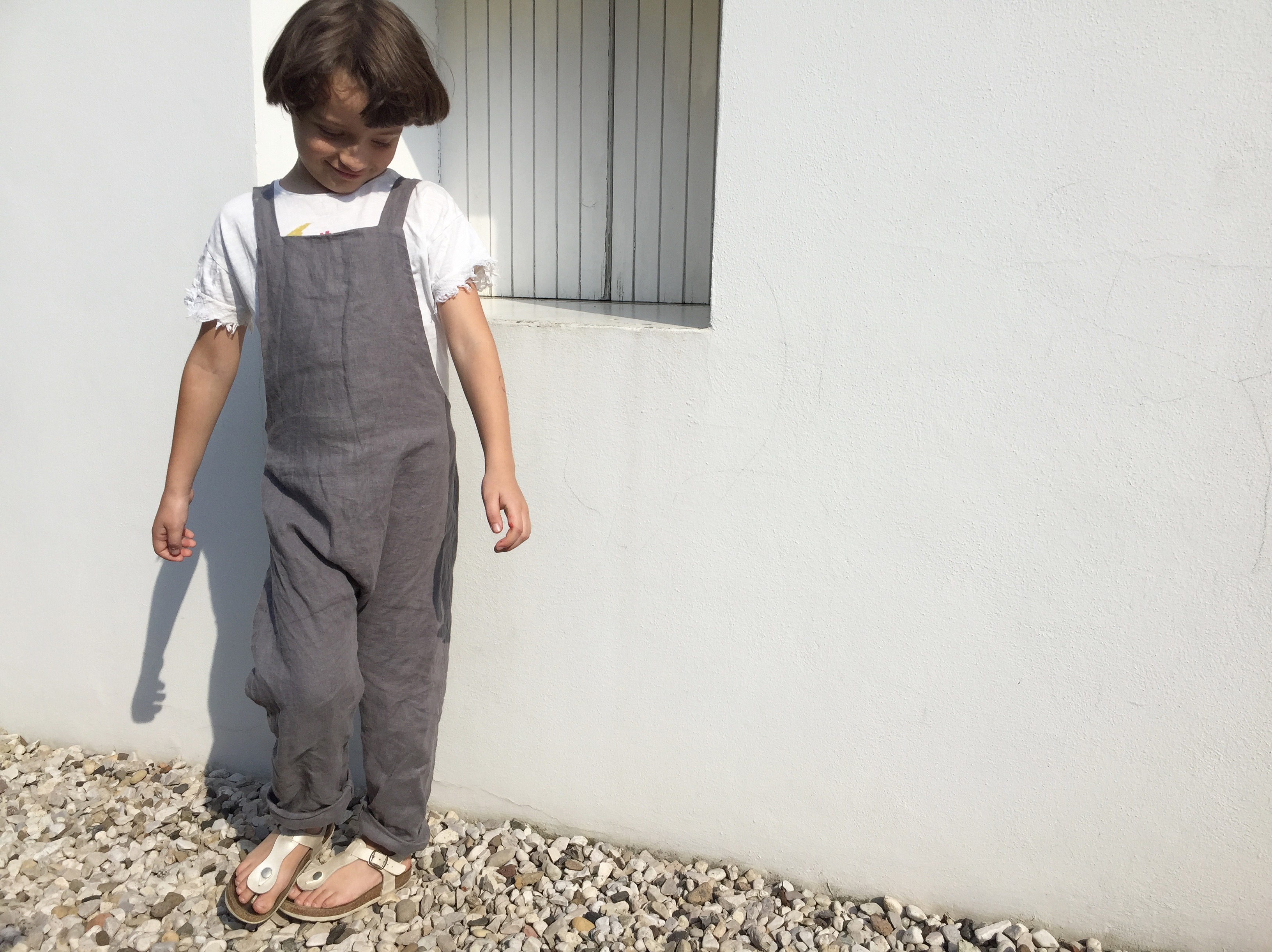 linen overalls