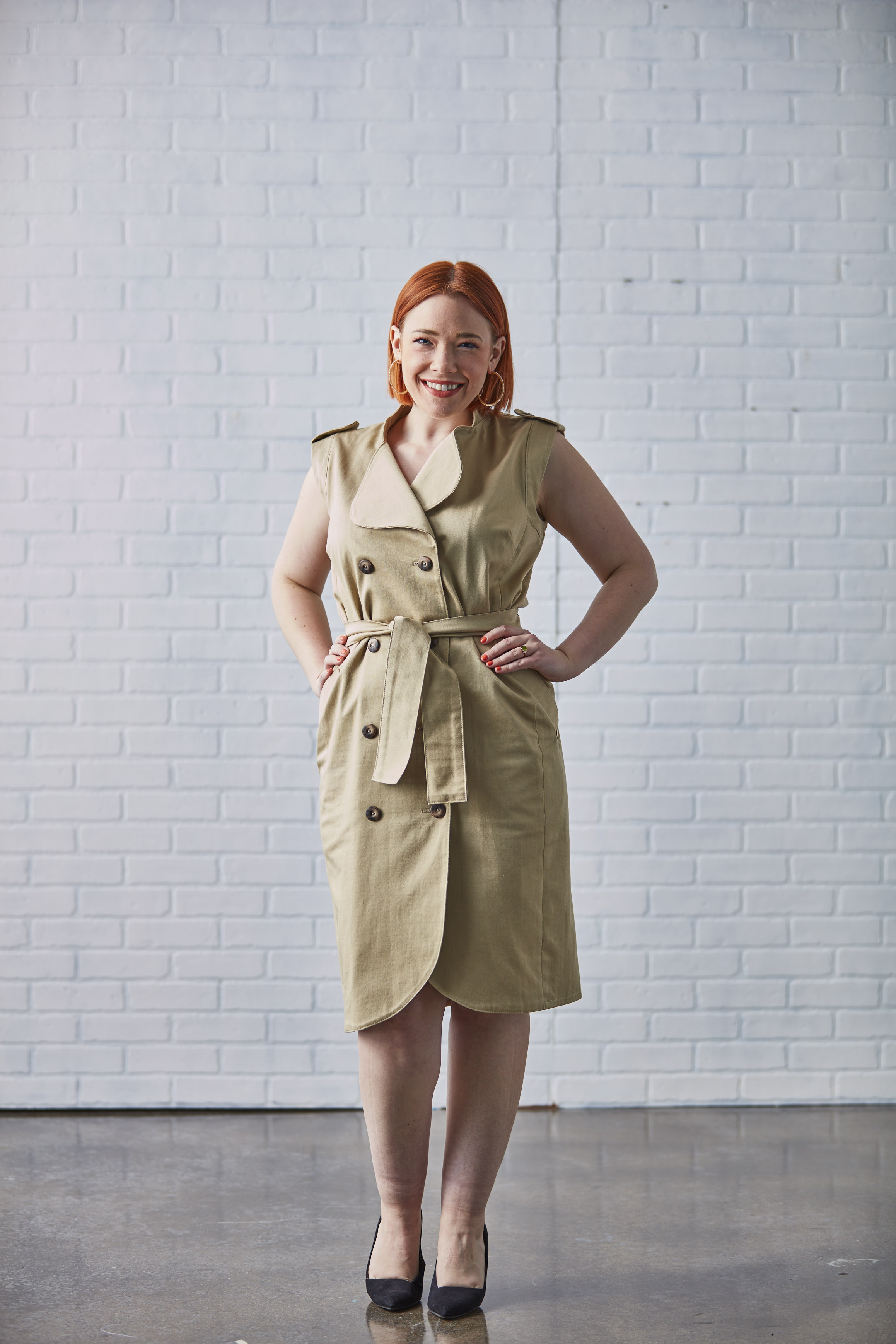 Belted Trench Dress Sewing Projects