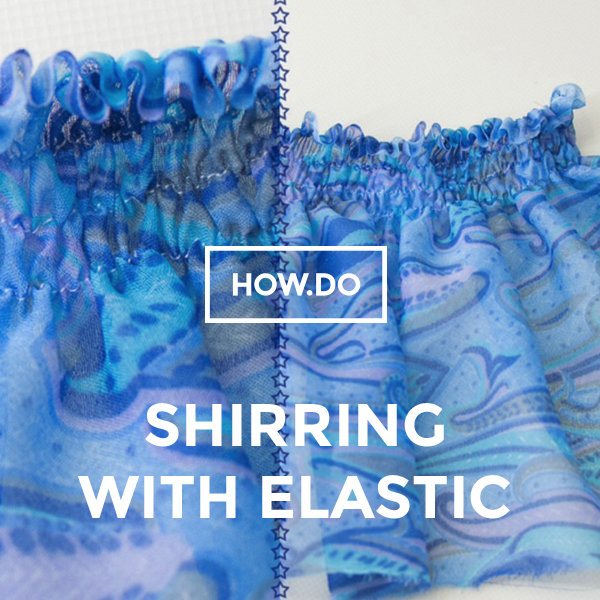 Shirring with elastic for beginner to intermediate Learning Sewing