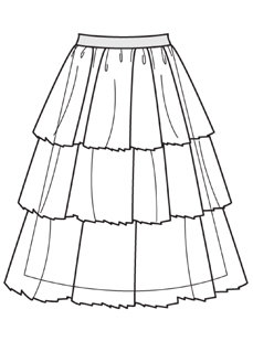 How to Sew a Tiered Tulle Skirt – Webinars | BurdaStyle.com